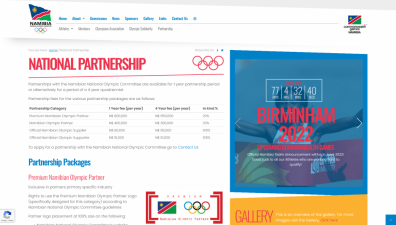 National Partnerships - Namibia National Olympic Committee